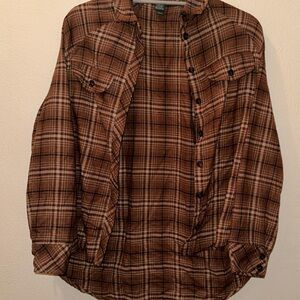 Wild Fable Brown flannel